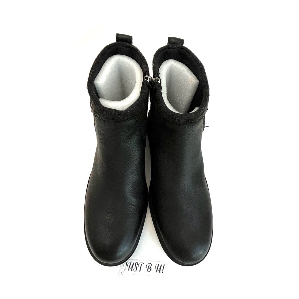 UGGS | Harrison | Black Leather | Moto Boots | NWT